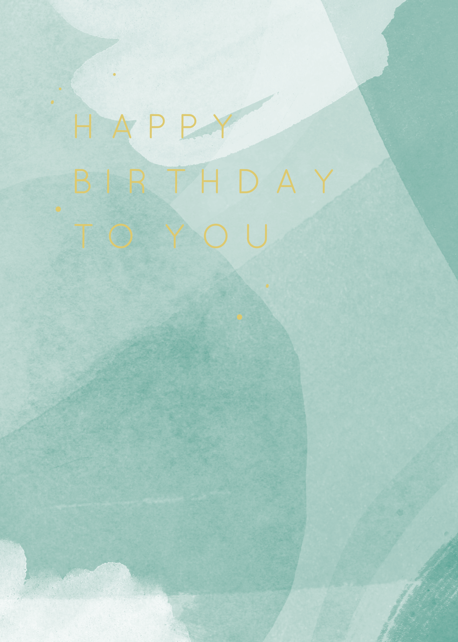 Greeting Card Sorbet - Happy Birthday To You